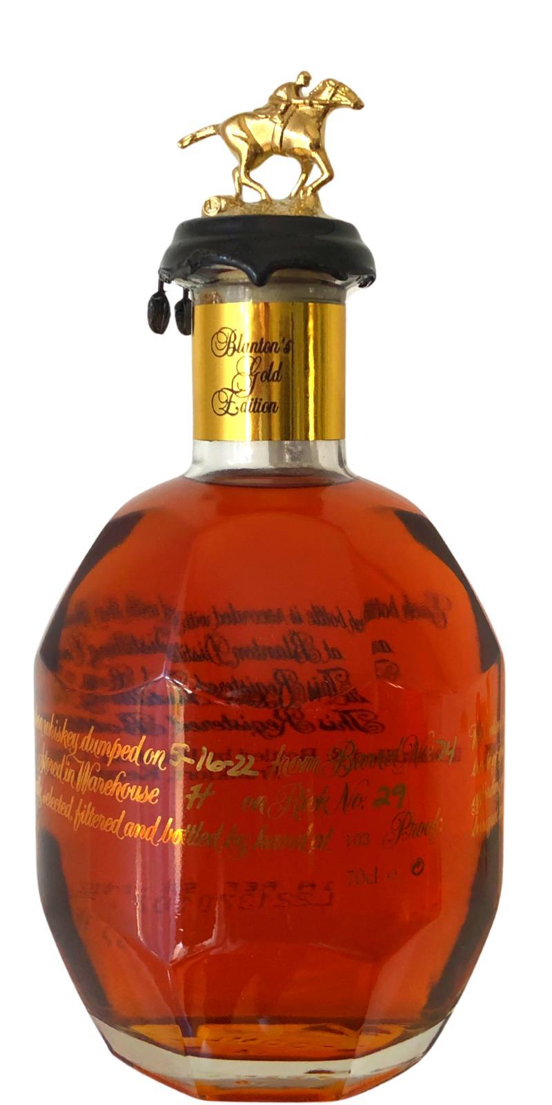 Blanton's Single Barrel Gold Edition