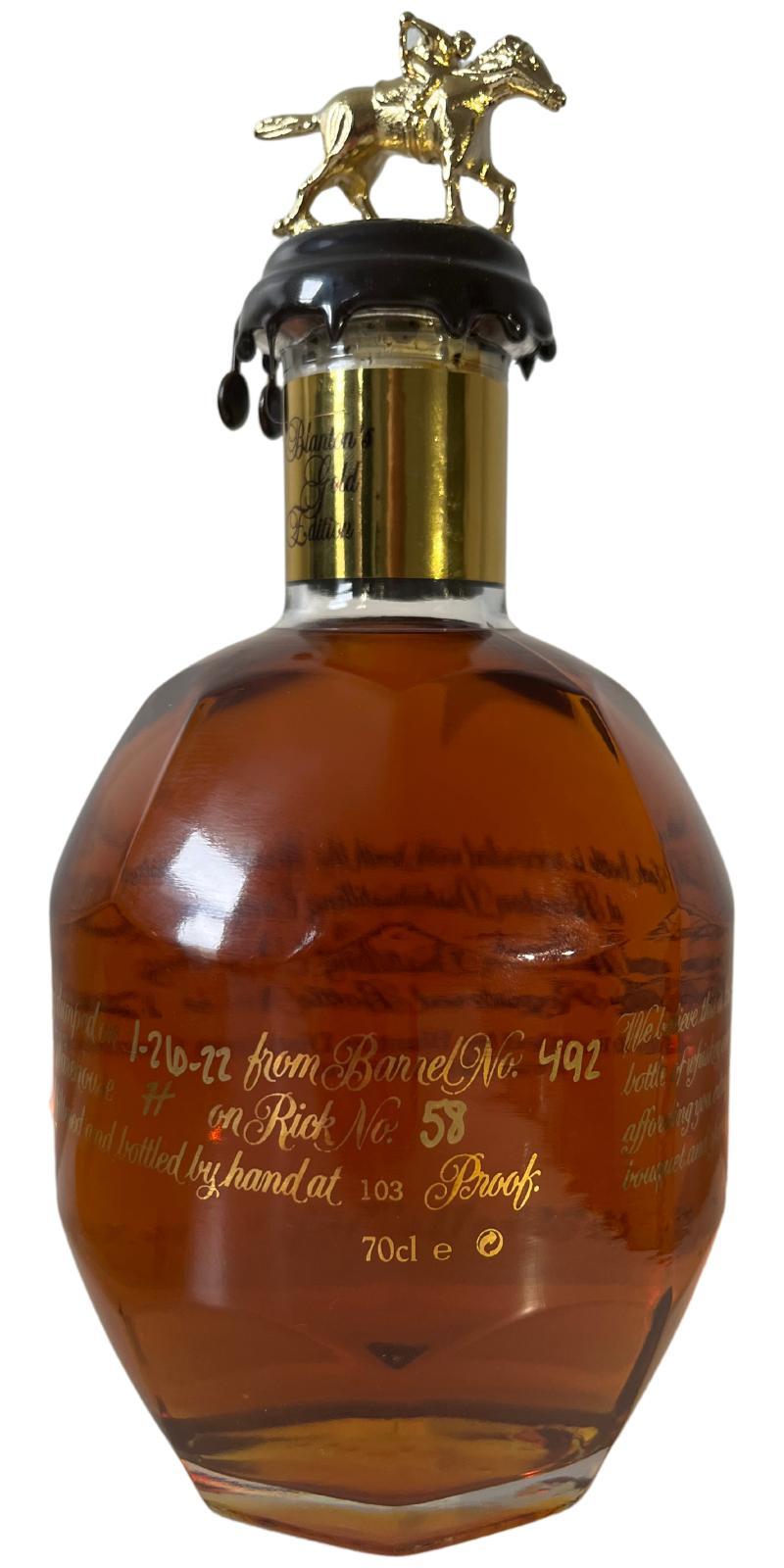 Blanton's Single Barrel Gold Edition