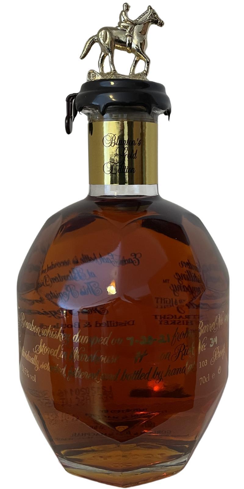 Blanton's Single Barrel Gold Edition