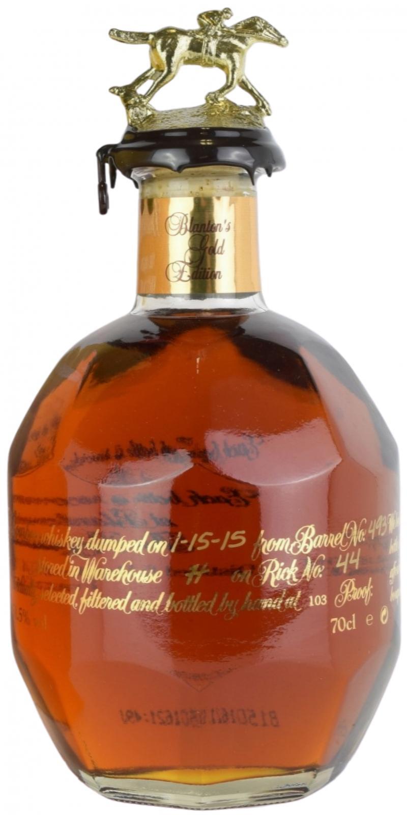 Blanton's Single Barrel Gold Edition