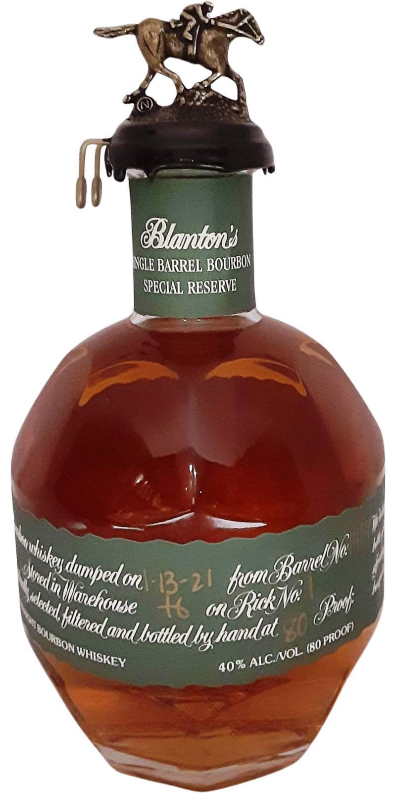 Blanton's Single Barrel Special Reserve
