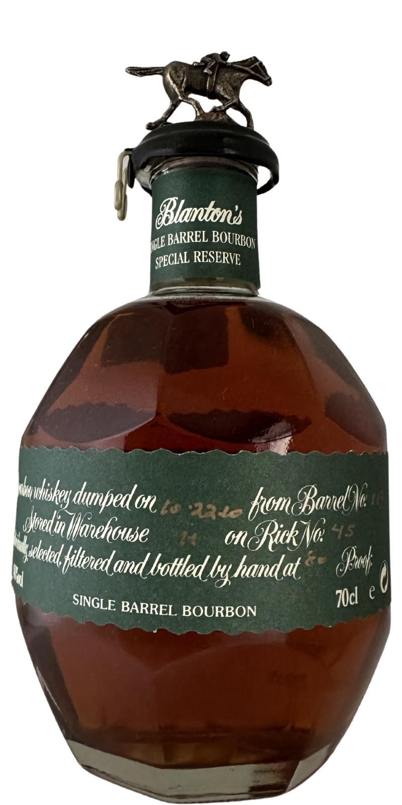 Blanton's Single Barrel Special Reserve