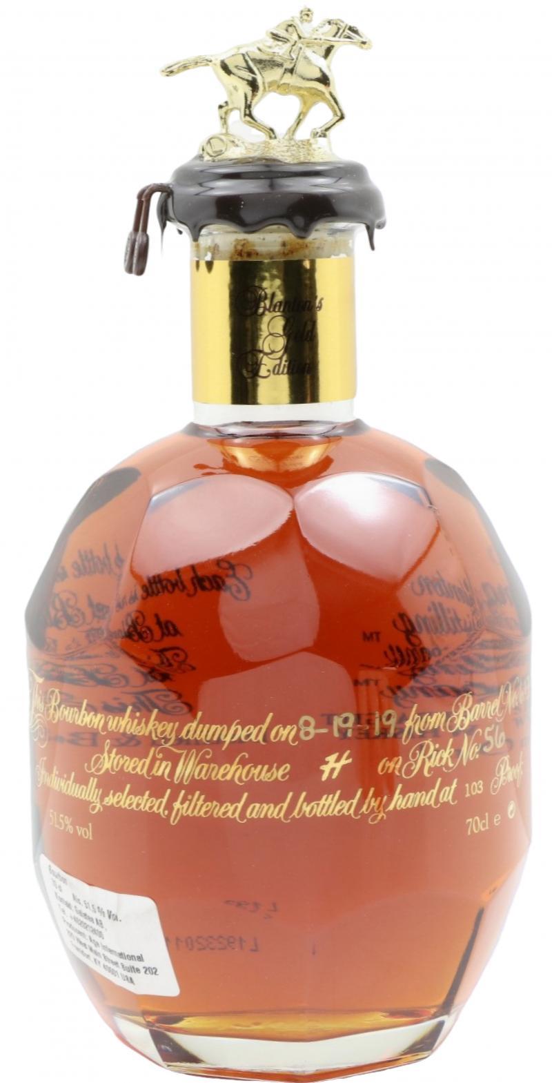 Blanton's Single Barrel Gold Edition