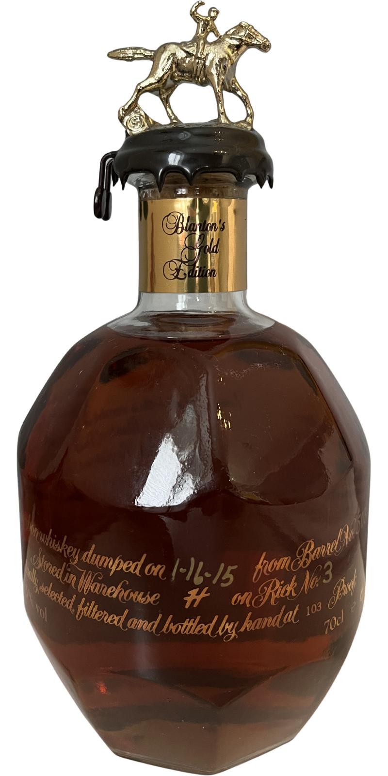 Blanton's Single Barrel Gold Edition