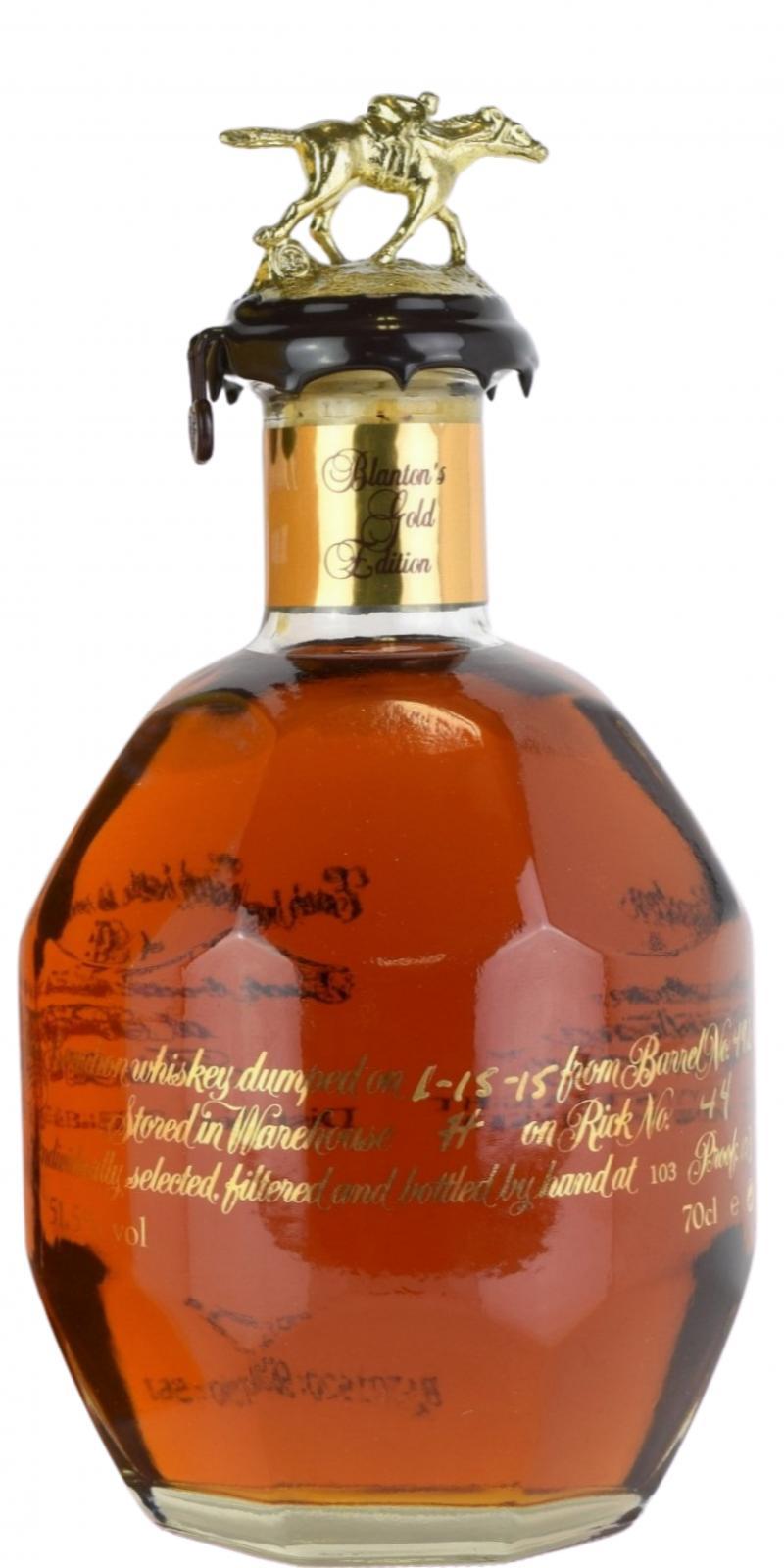 Blanton's Single Barrel Gold Edition