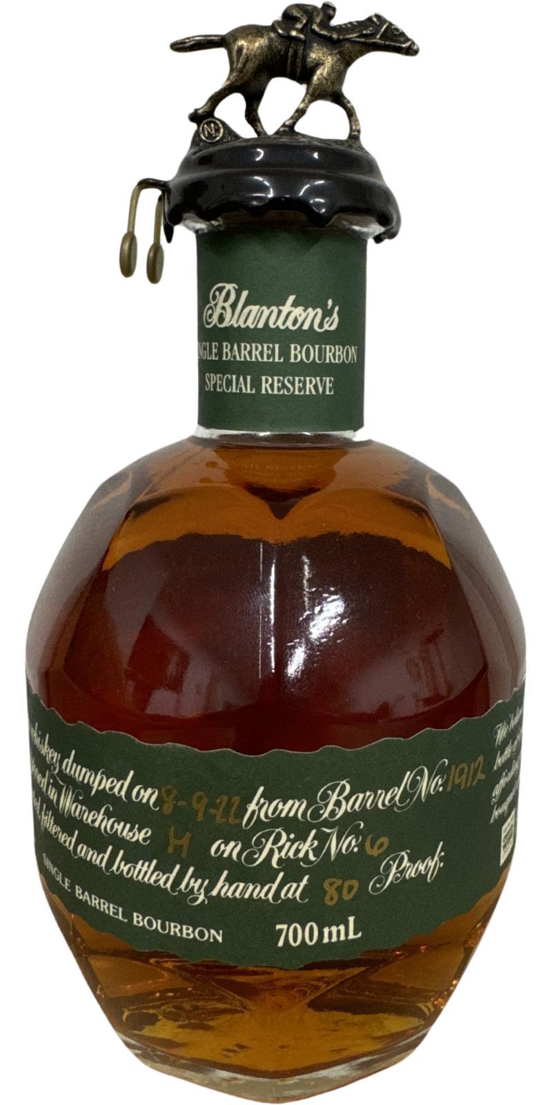 Blanton's Single Barrel Special Reserve