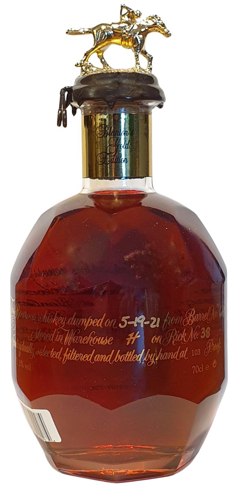 Blanton's Single Barrel Gold Edition