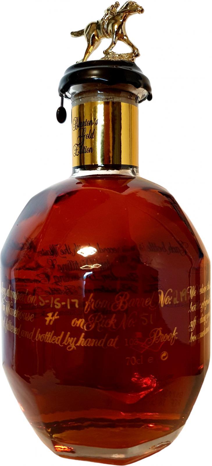 Blanton's Single Barrel Gold Edition