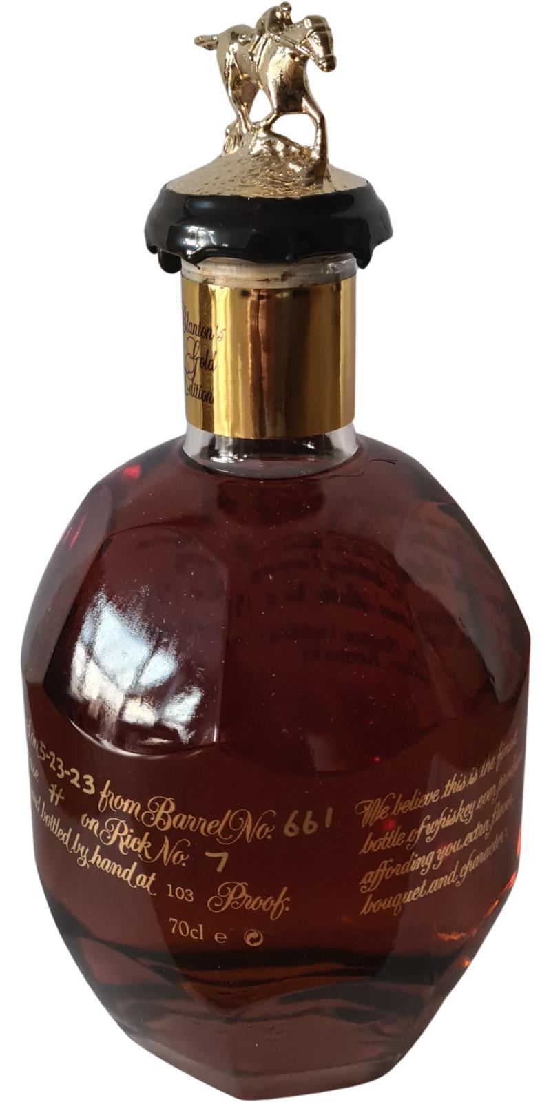 Blanton's Single Barrel Gold Edition