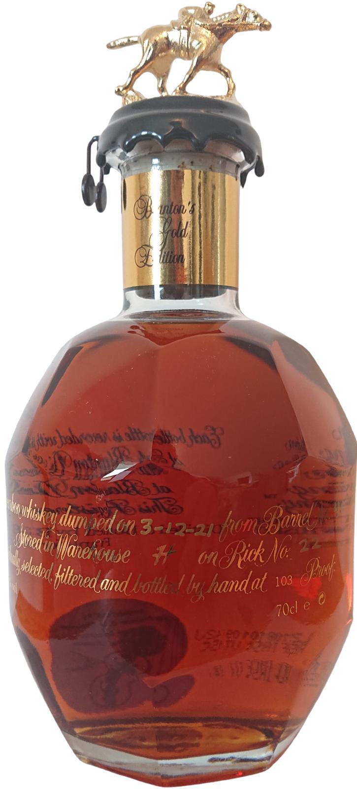 Blanton's Single Barrel Gold Edition