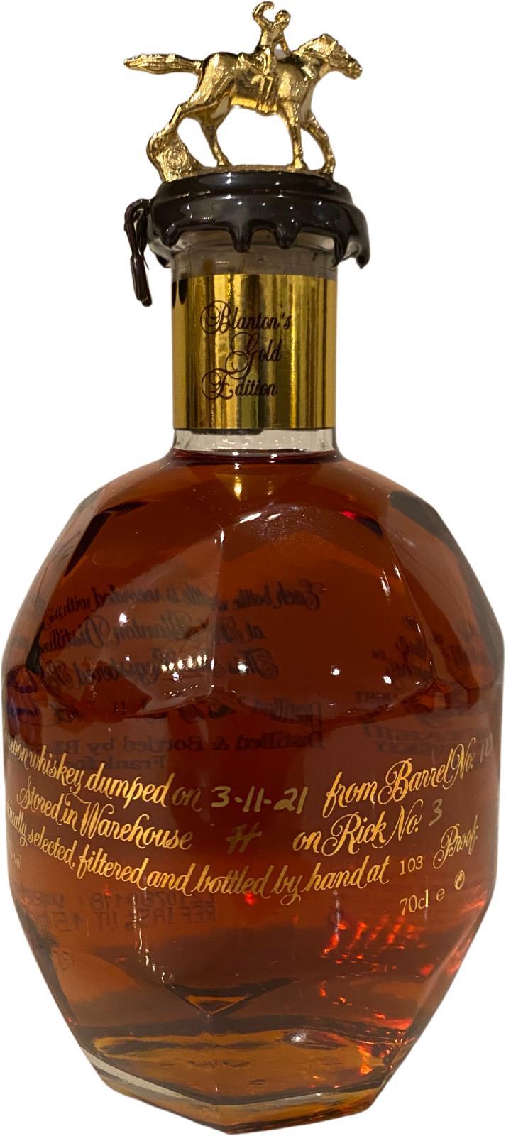 Blanton's Single Barrel Gold Edition