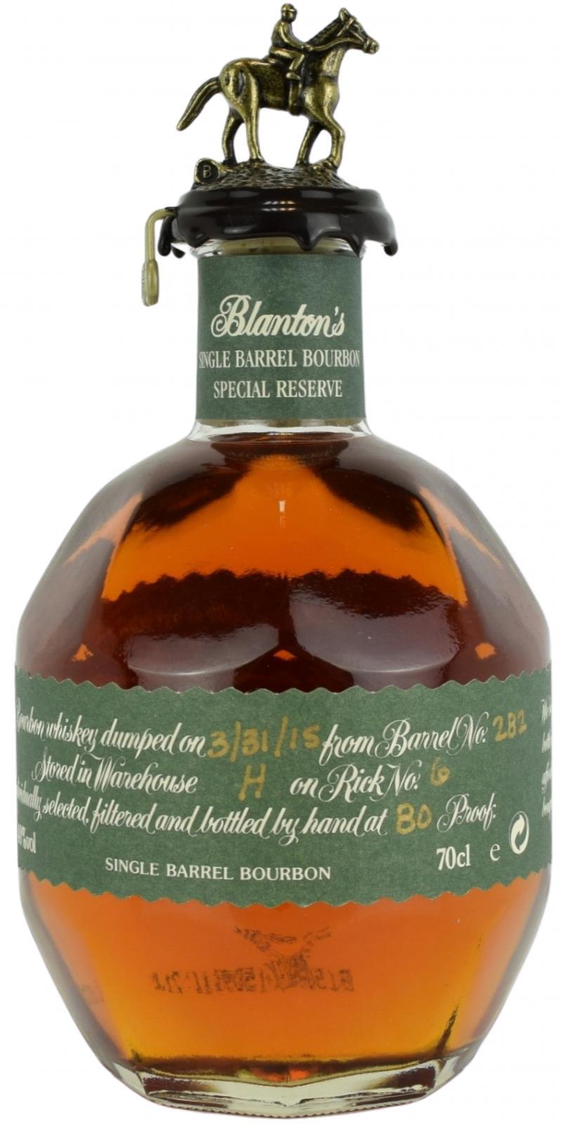 Blanton's Single Barrel Special Reserve