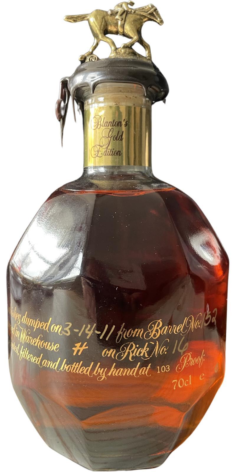 Blanton's Single Barrel Gold Edition