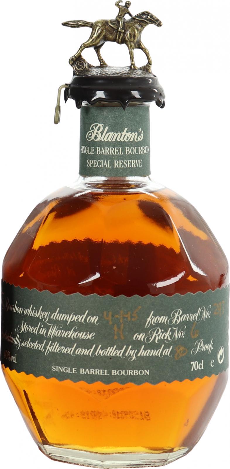 Blanton's Single Barrel Special Reserve