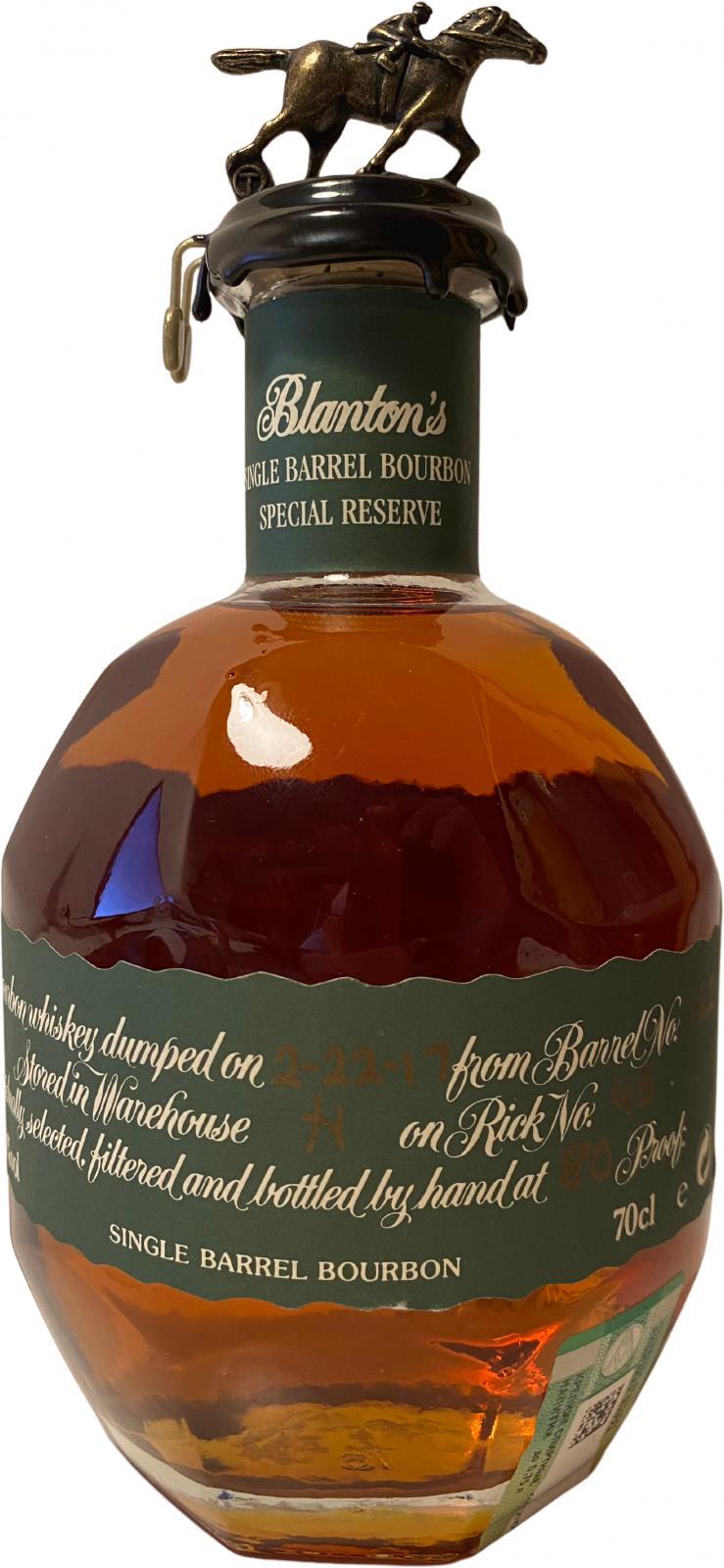 Blanton's Single Barrel Special Reserve