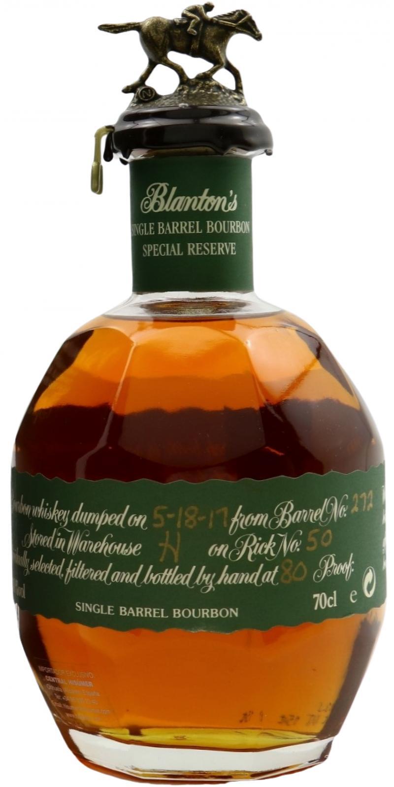 Blanton's Single Barrel Special Reserve