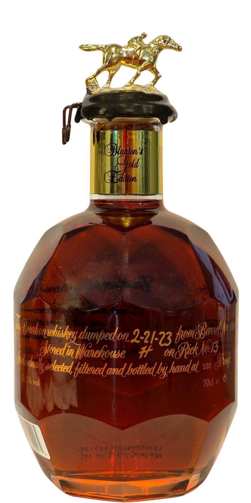 Blanton's Single Barrel Gold Edition