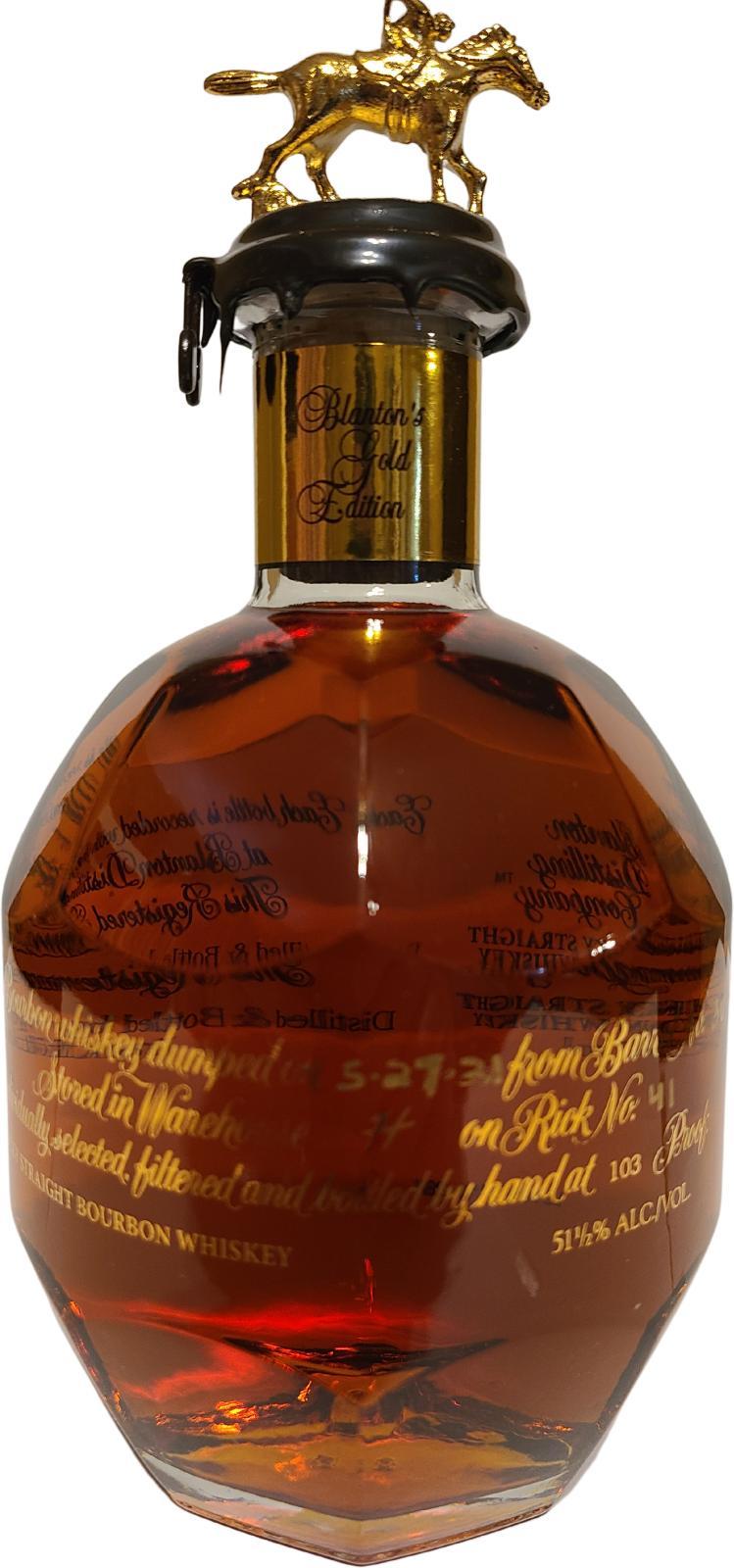 Blanton's Single Barrel Gold Edition