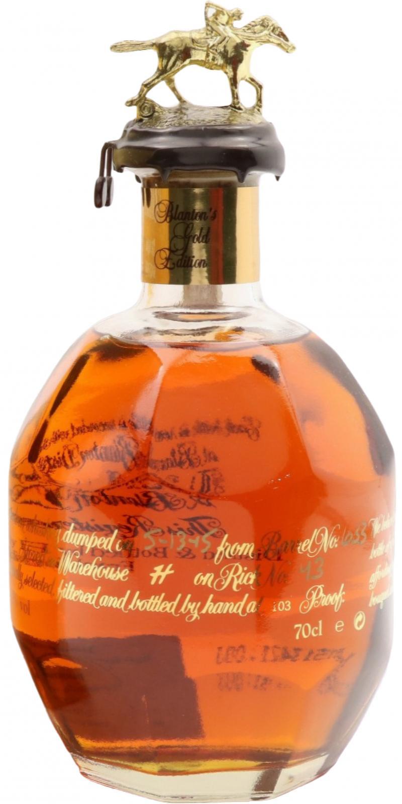 Blanton's Single Barrel Gold Edition