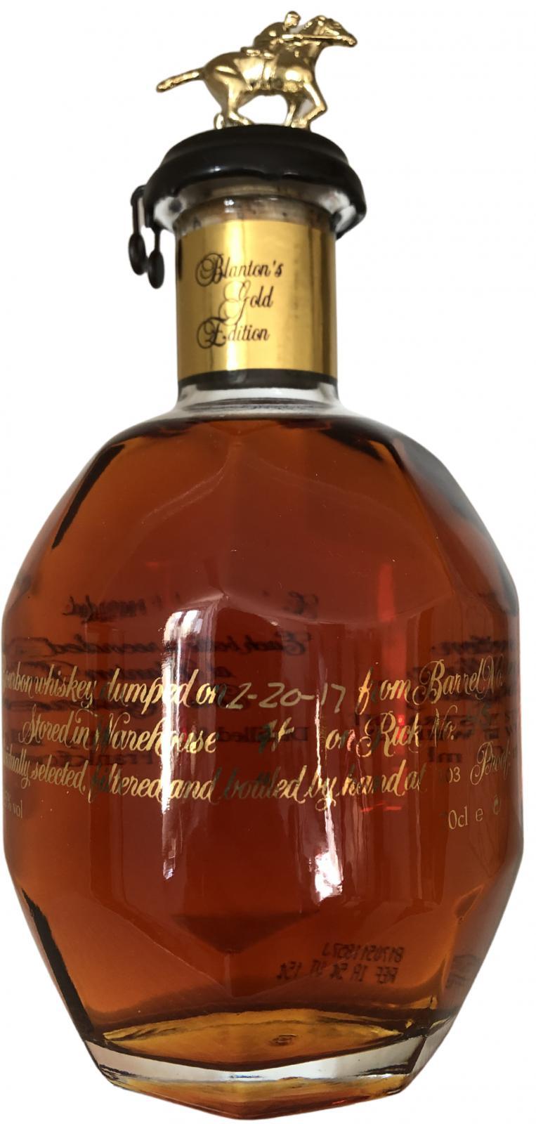 Blanton's Single Barrel Gold Edition