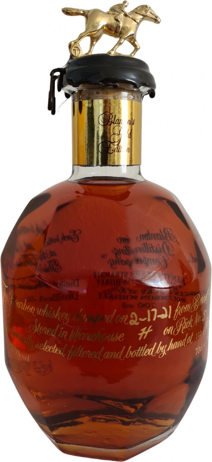 Blanton's Single Barrel Gold Edition