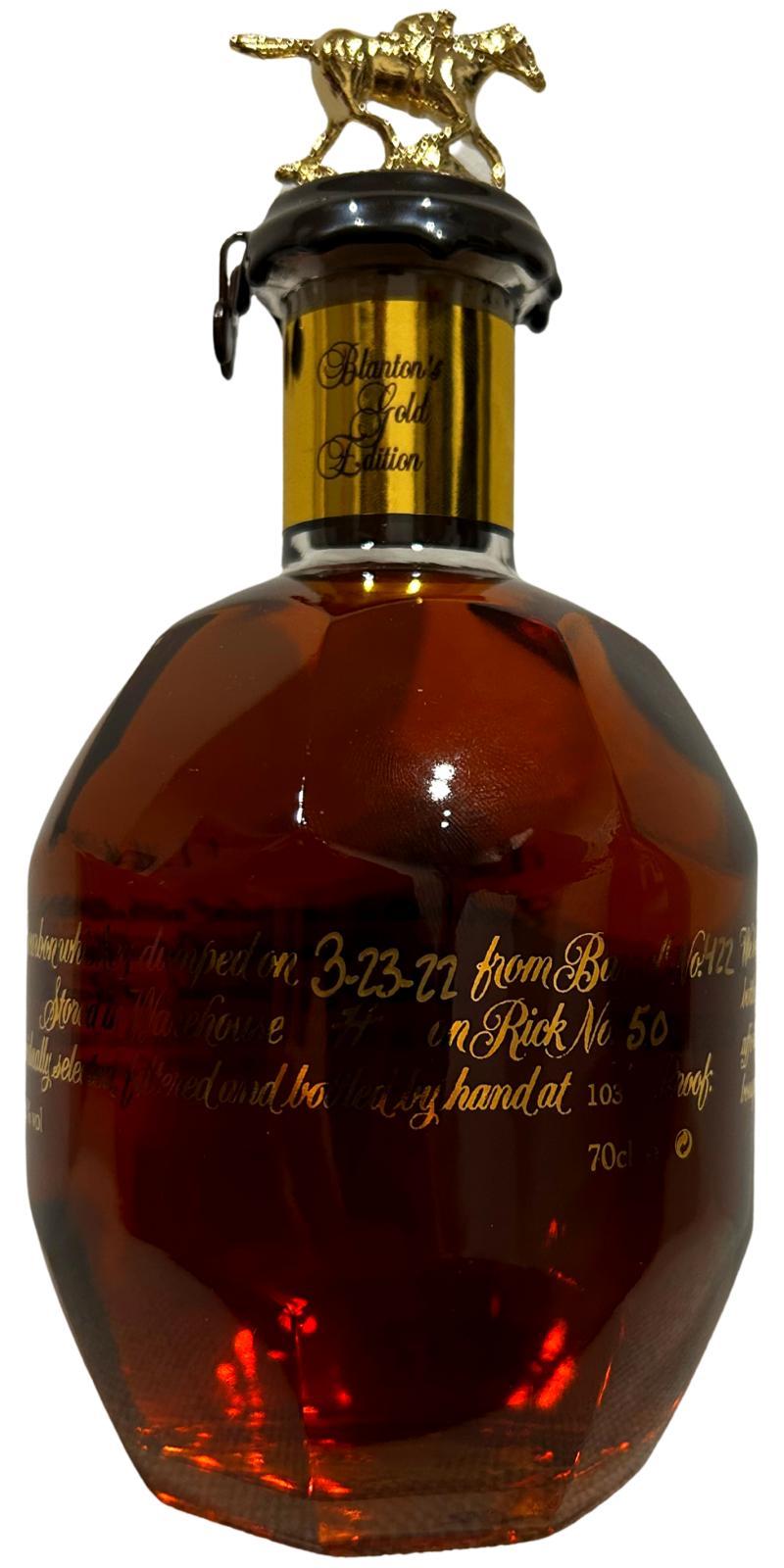 Blanton's Single Barrel Gold Edition