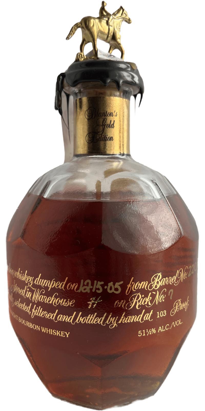 Blanton's Single Barrel Gold Edition