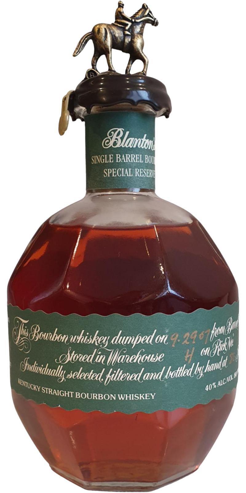 Blanton's Single Barrel Bourbon Special Reserve