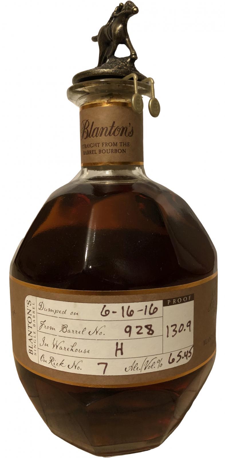 Blanton's Straight from the Barrel