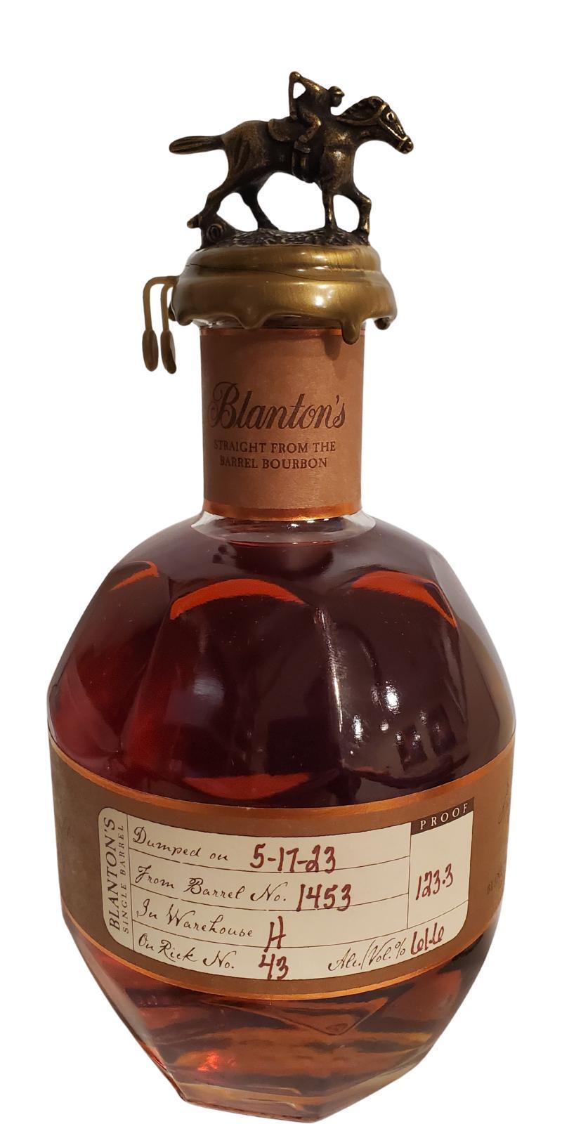 Blanton's Straight From The Barrel Single Barrel