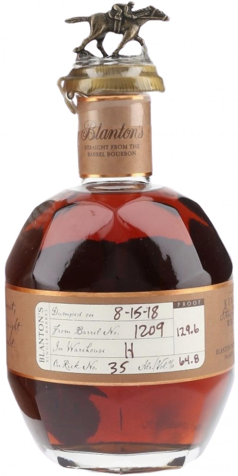 Blanton's Straight from the Barrel
