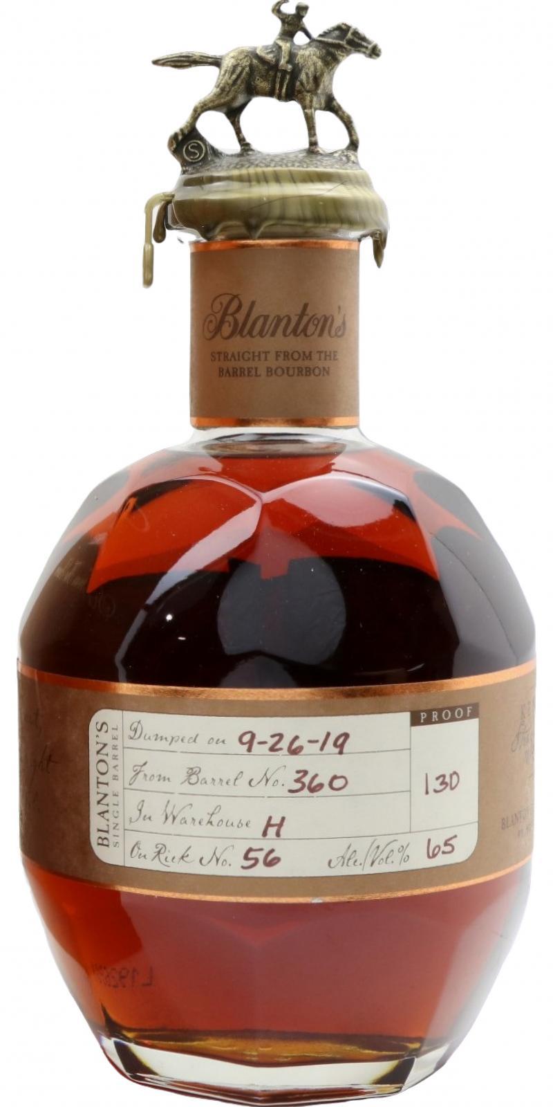 Blanton's Straight from the Barrel