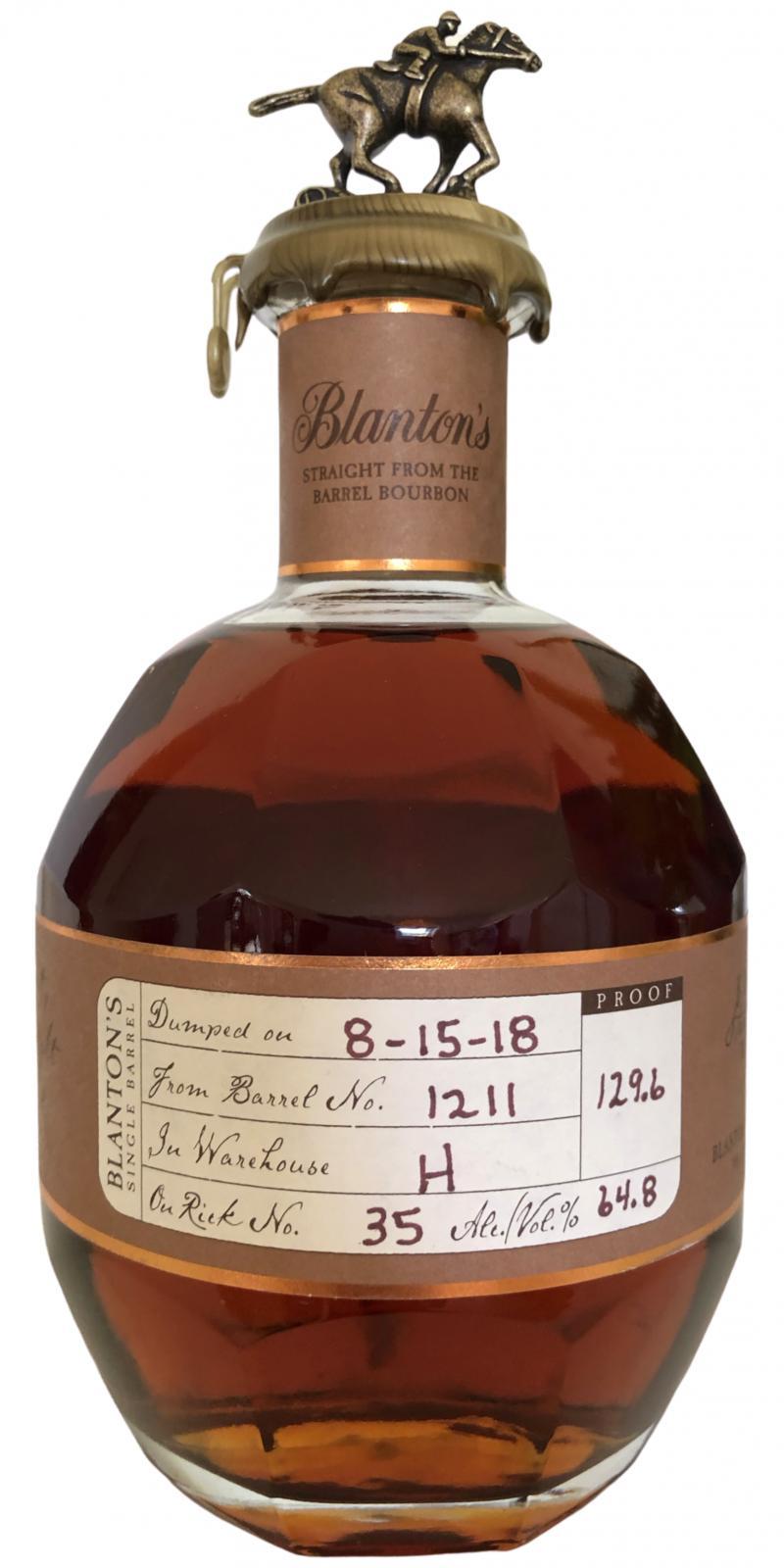 Blanton's Straight from the Barrel