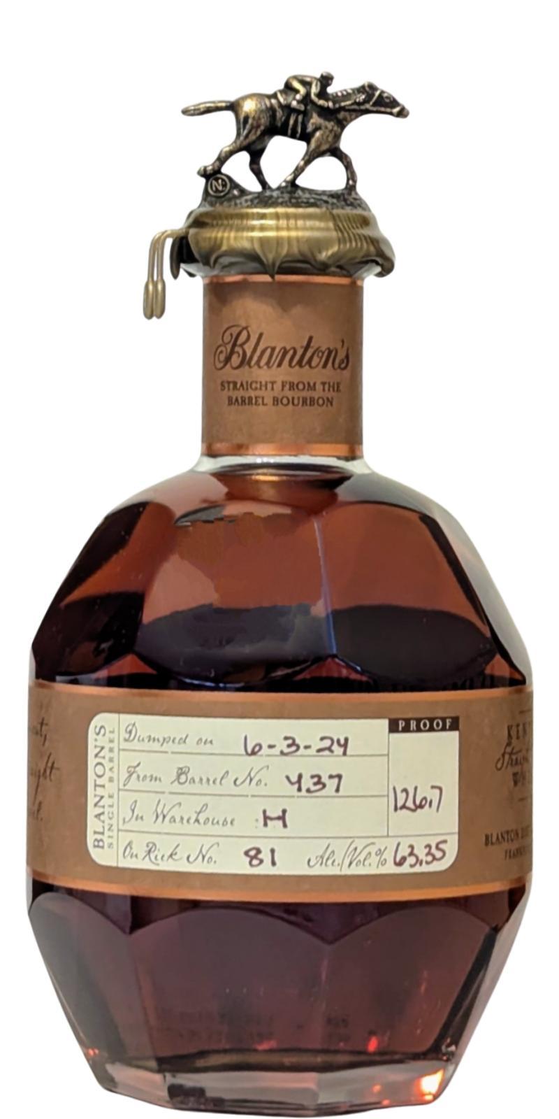 Blanton's Straight from the Barrel