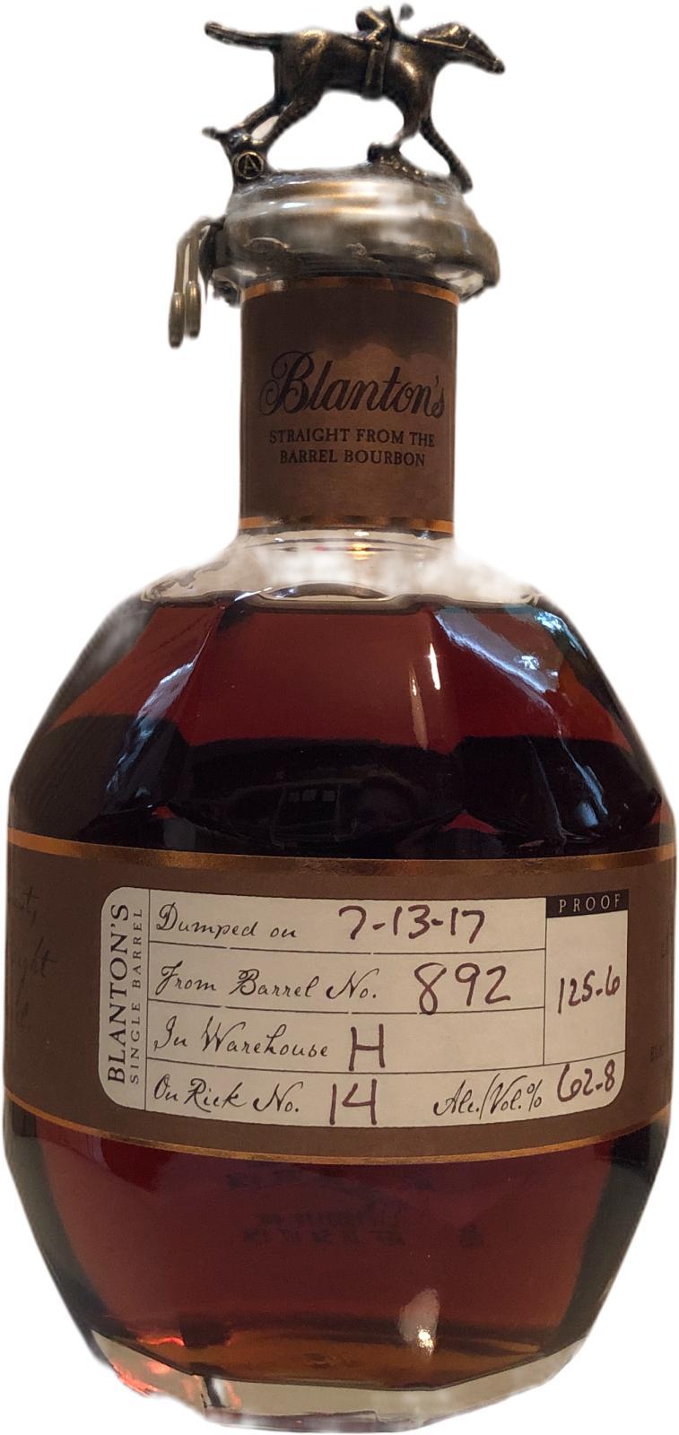 Blanton's Straight from the Barrel