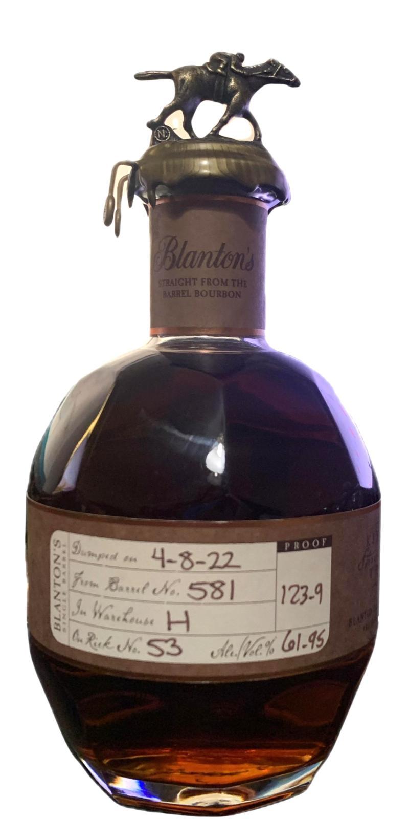 Blanton's Straight From the Barrel