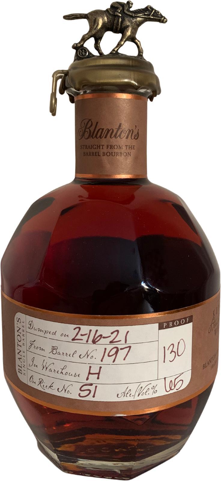 Blanton's Straight from the Barrel