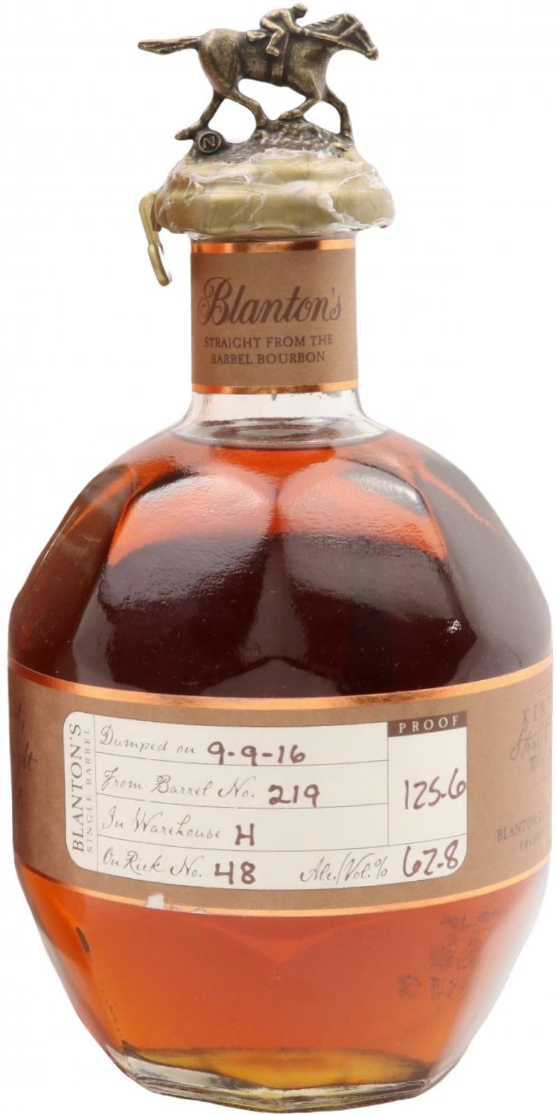 Blanton's Straight from the Barrel
