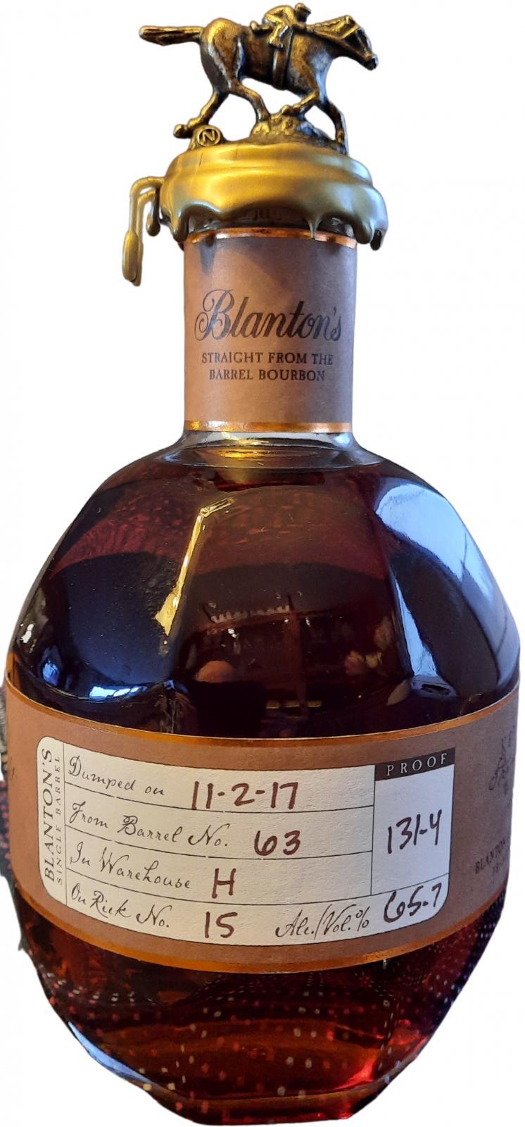 Blanton's Straight from the Barrel
