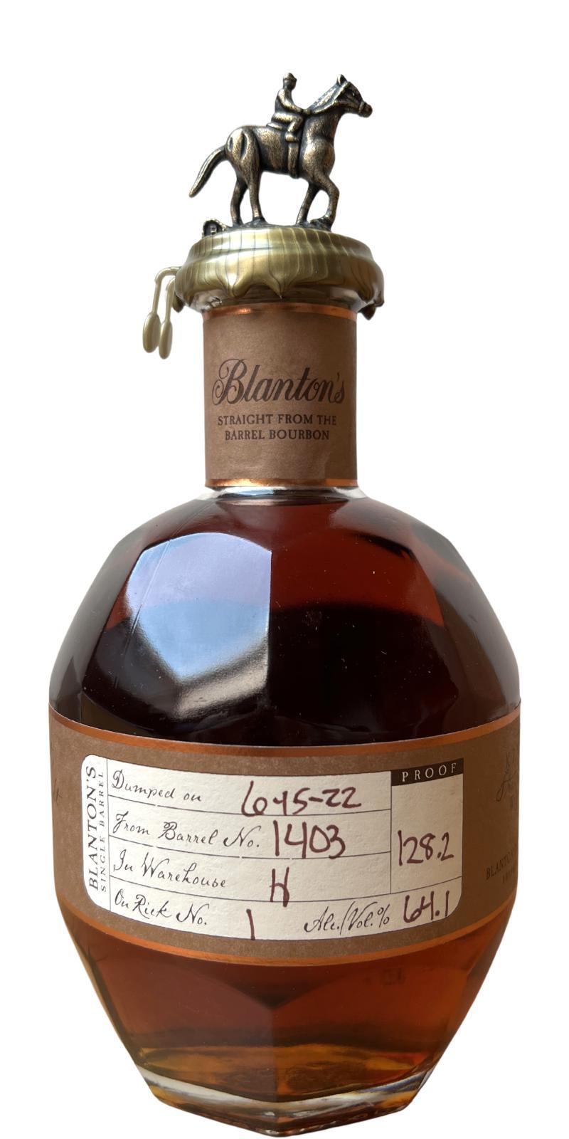 Blanton's Straight from the Barrel