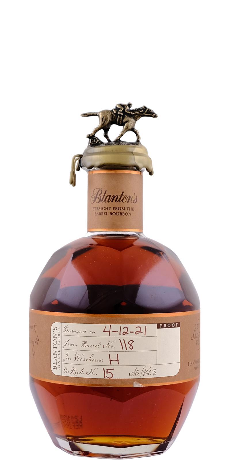 Blanton's Straight from the Barrel