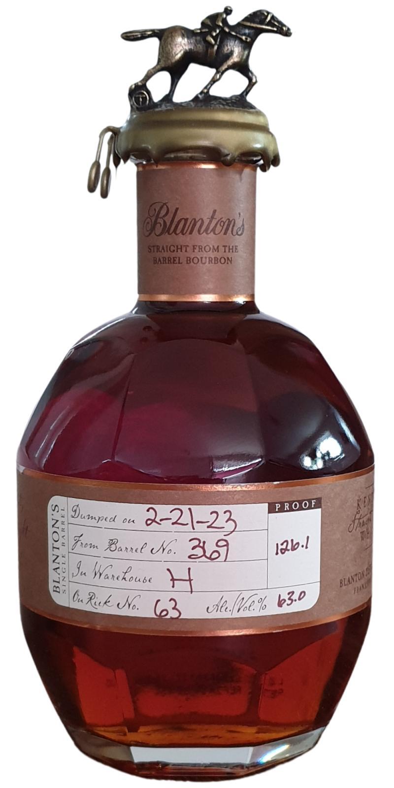 Blanton's Straight From The Barrel