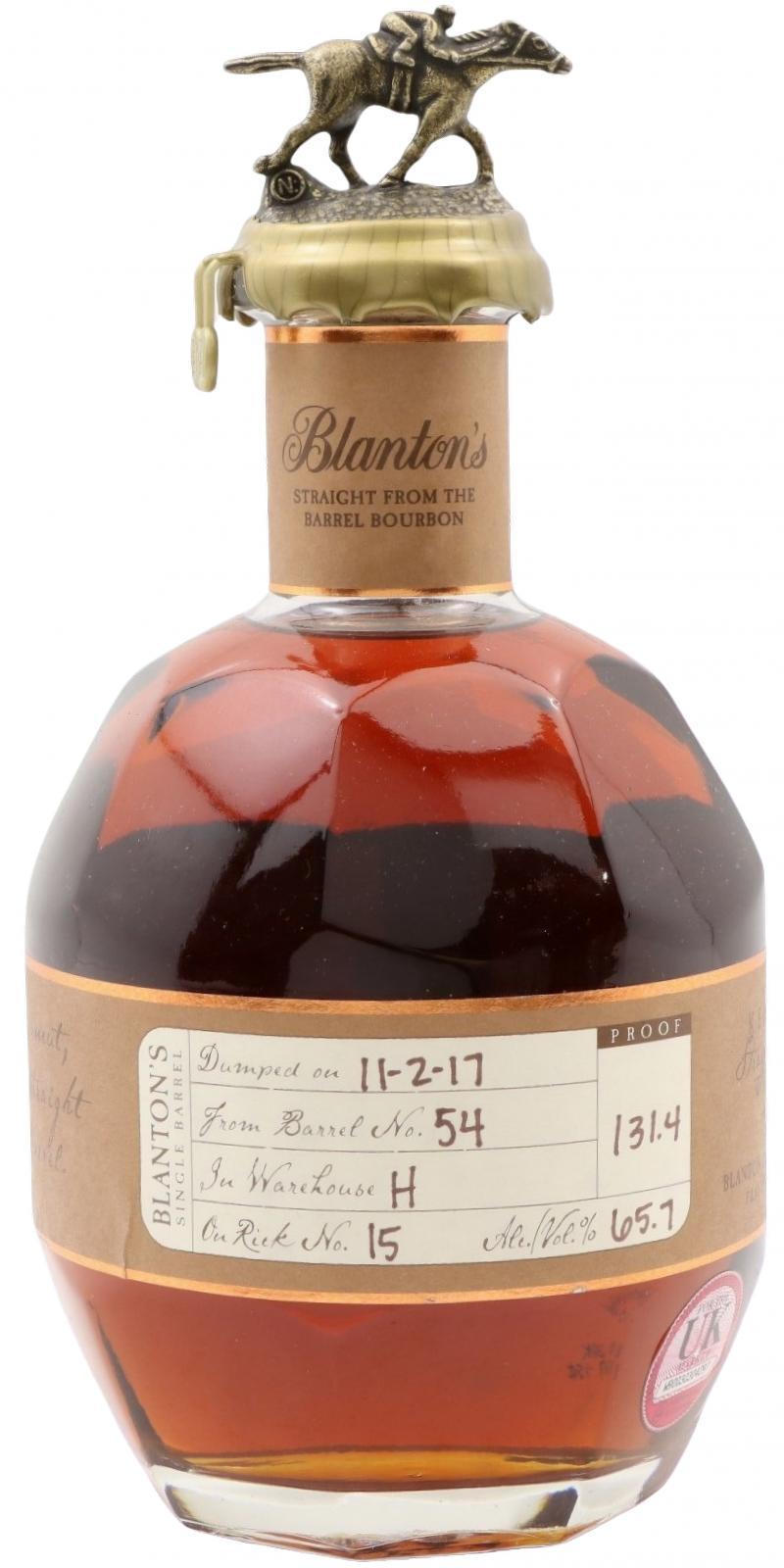 Blanton's Straight from the Barrel