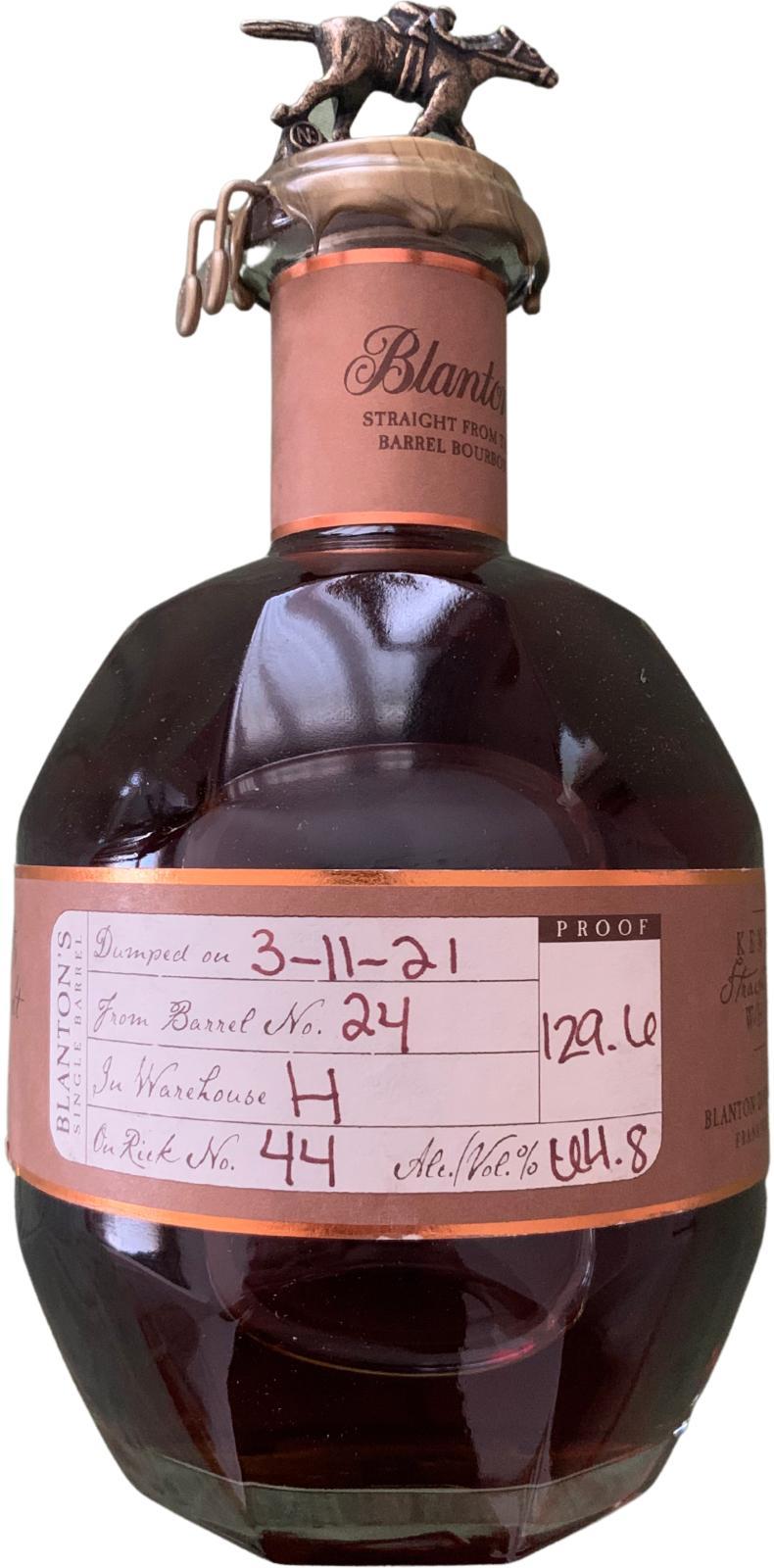 Blanton's Straight From The Barrel