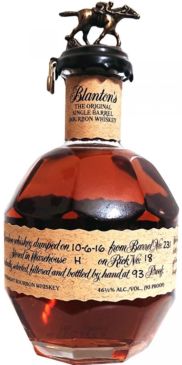 Blanton's The Original Single Barrel Bourbon Whiskey