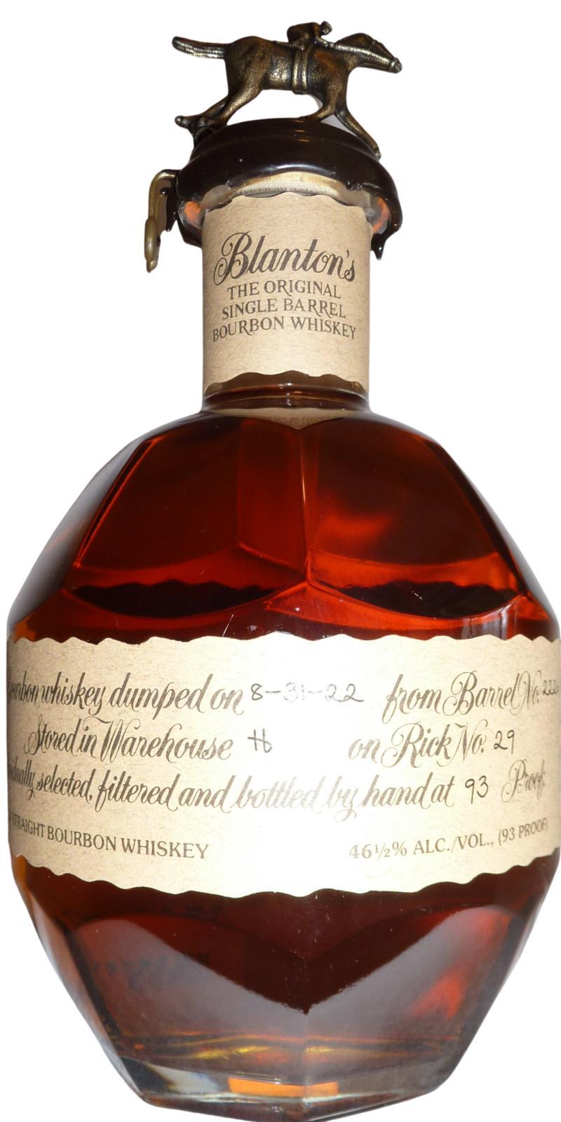 Blanton's The Original Single Barrel