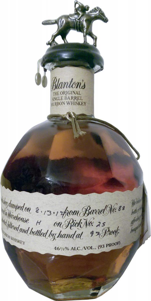 Blanton's The Original Single Barrel Bourbon Whiskey
