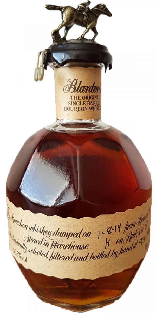 Blanton's The Original Single Barrel Bourbon Whiskey