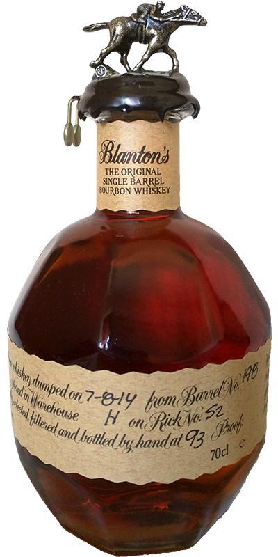 Blanton's The Original Single Barrel Bourbon Whiskey