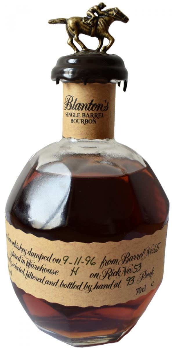Blanton's The Original Single Barrel Bourbon Whiskey